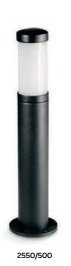 2500/500 FAROLA RED HIERRO  ALT500MM  E27   VISOR 25CM